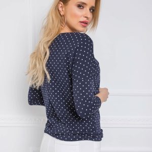 Navy blue blouse Ginger RUE PARIS