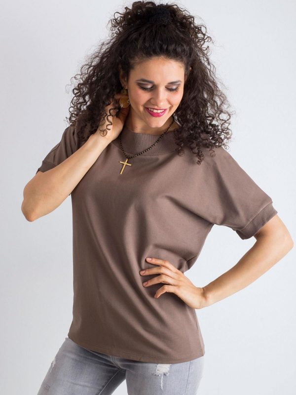 Lemontree coffee blouse