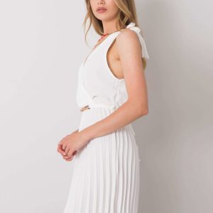 Brittany's white casual dress