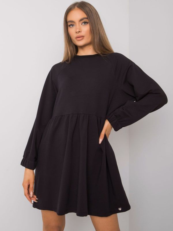 Bellevue Black Long Sleeve Dress