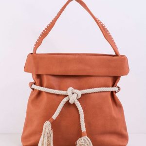 Orange bag with binding