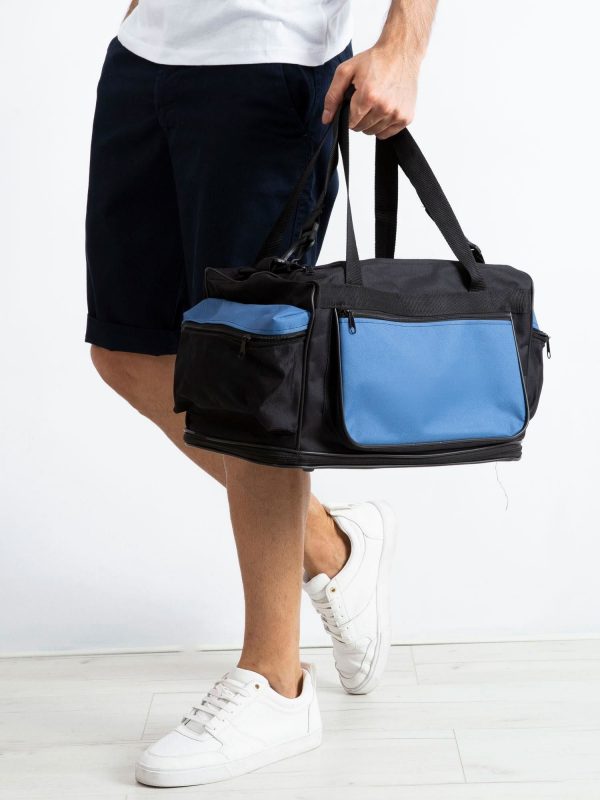 Blue Men's Training Bag