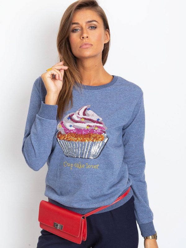 Dark Blue Shaina Sweatshirt