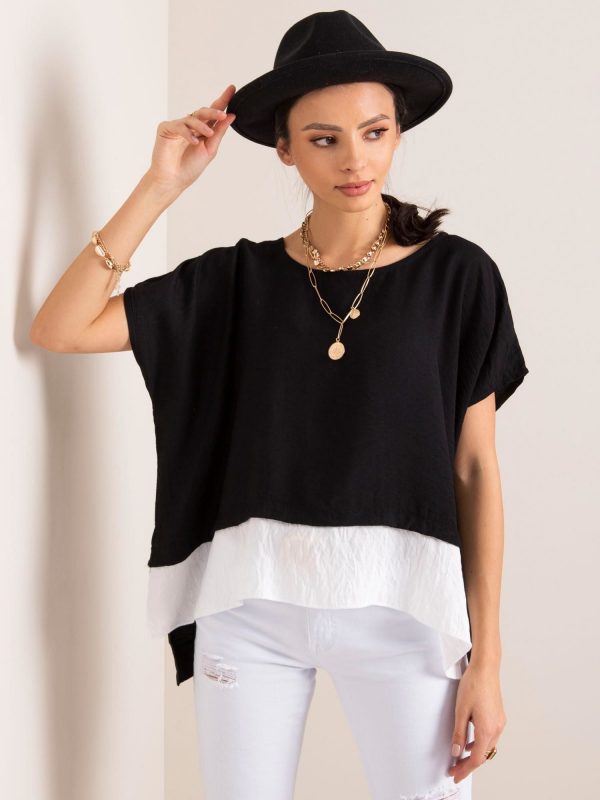 Black blouse Iris RUE PARIS