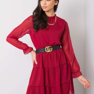 Dark red dress Marguerita SUBLEVEL