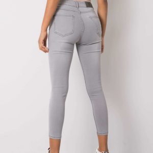 Grey fitted Kaleena jeans