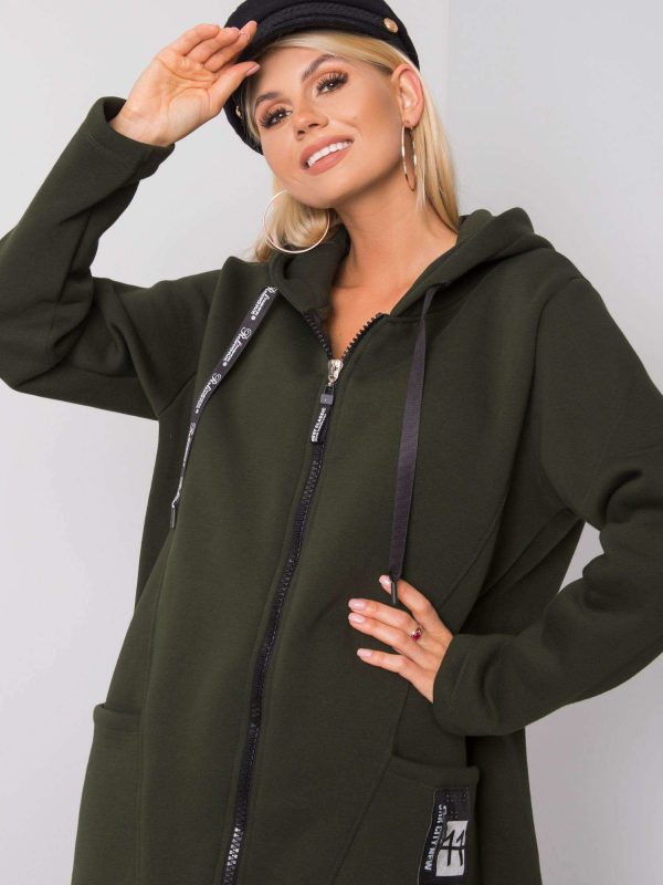 Khaki sweatshirt Serena