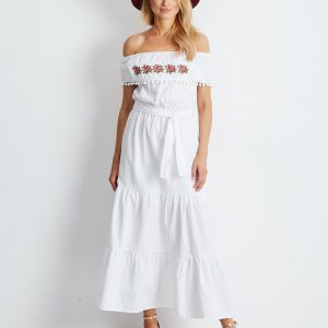 Corsica white dress