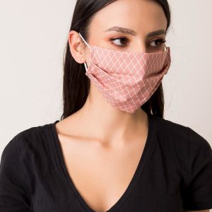 Dirty pink reusable mask