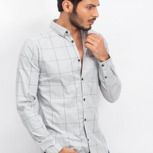 Light gray men's shirt Seemly