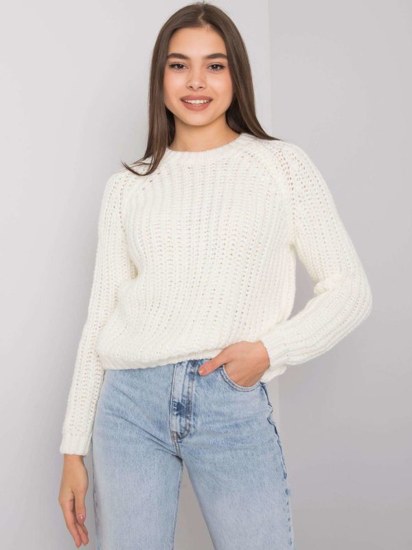 Ecru women's knitted sweater Grinnell RUE PARIS