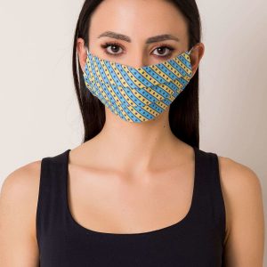 Reuse mask with colorful print