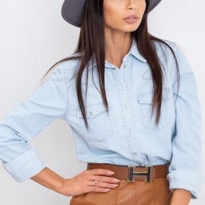 RUE PARIS Light blue shirt Jannice