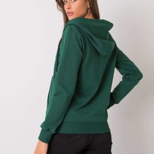 Sachi RUE PARIS Dark Green Hoodie