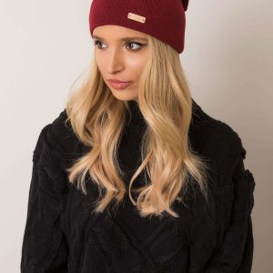 Burgundy basic cap RUE PARIS