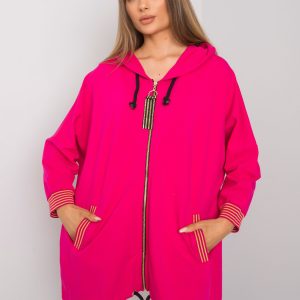 Bertille Fuchsia Oversize Hoodie