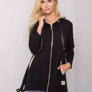 Narissa Black Zip Hoodie