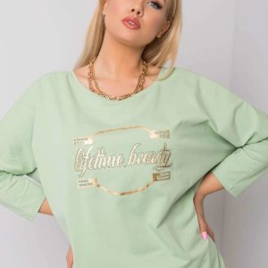 Light green blouse Loria