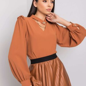 Brown blouse Agueda RUE PARIS