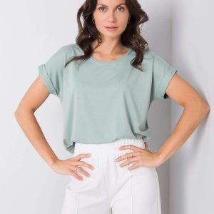 Light green t-shirt Dafne RUE PARIS