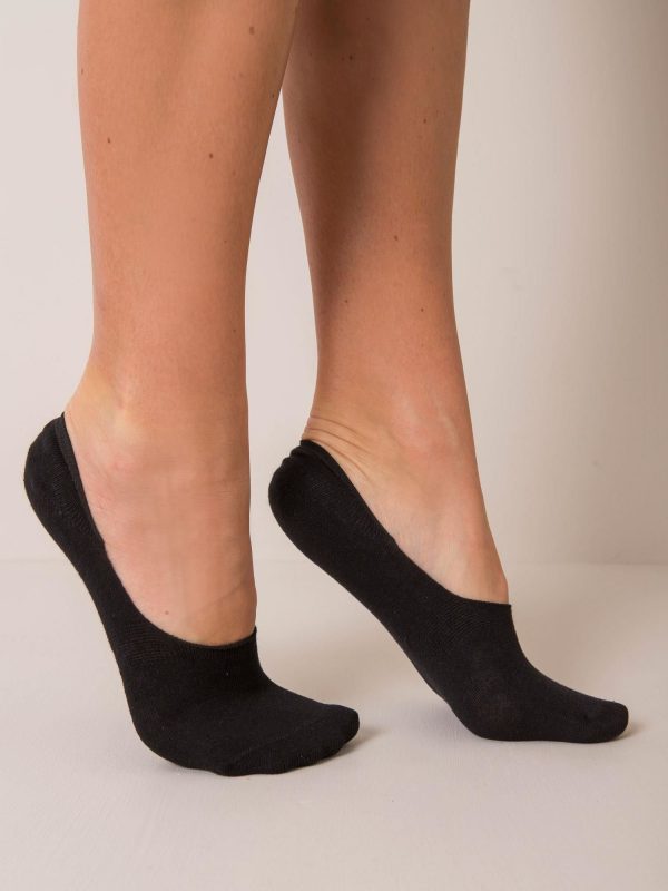 Women's Black Short Socks