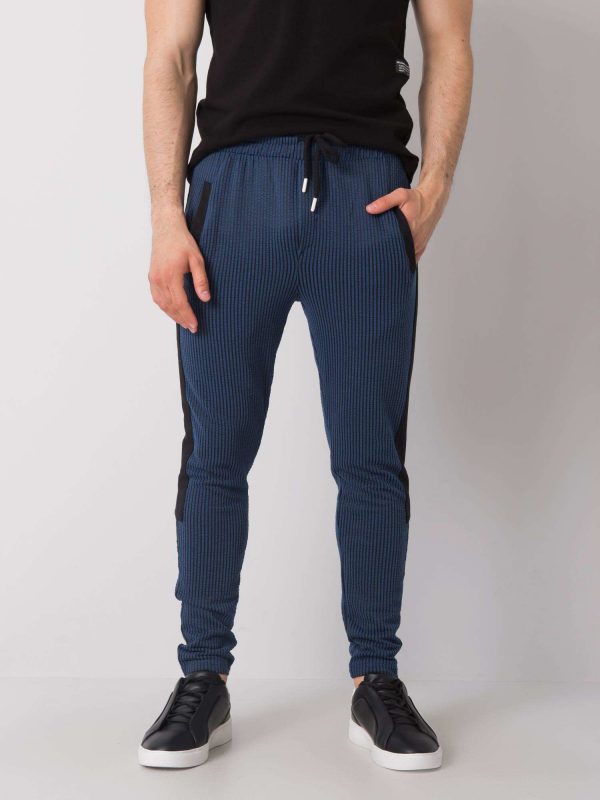 Axel men's black and blue sweatpants