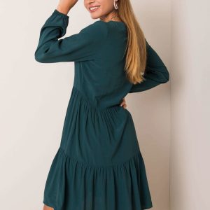 Dark green dress Kassie SUBLEVEL