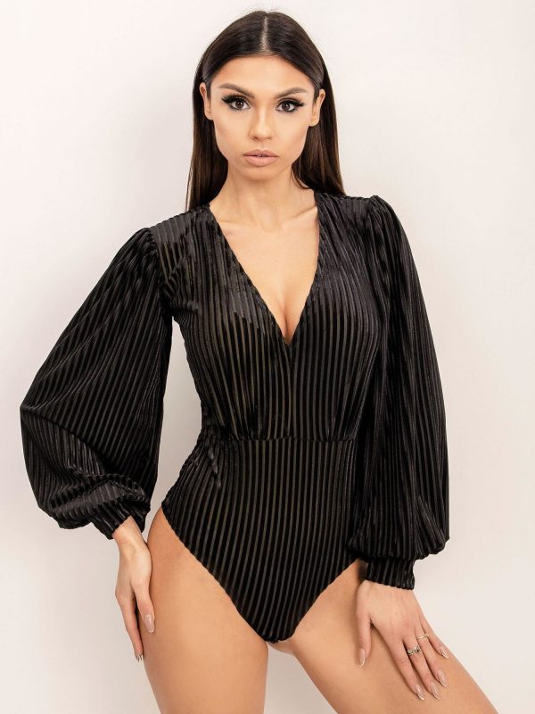 Charlotte Black Bodysuit