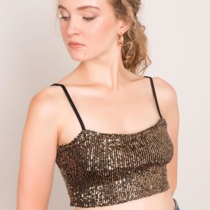 Gold Sequin Top BSL