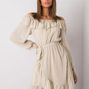 Beige Spanish dress Farren OCH BELLA