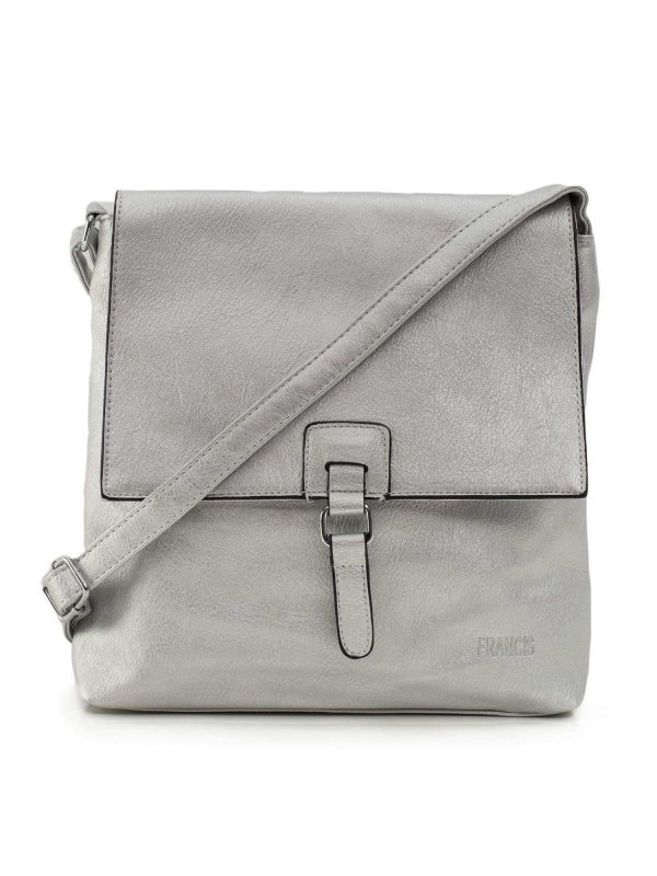 Silver Lapel Handbag