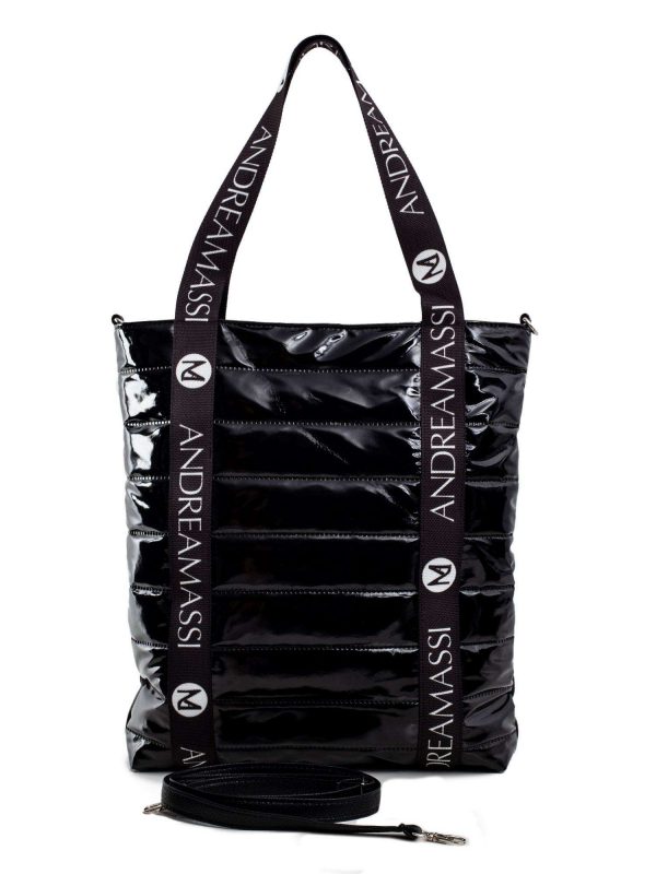 Black Quilted Shoulder Bag