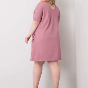 Bellamy Plus Size Dirty Pink Dress