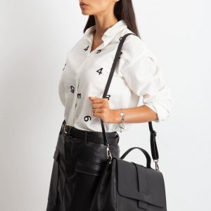 Black Women Leather Handbag