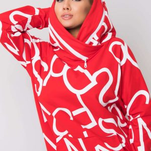 Red sweatshirt Elodia