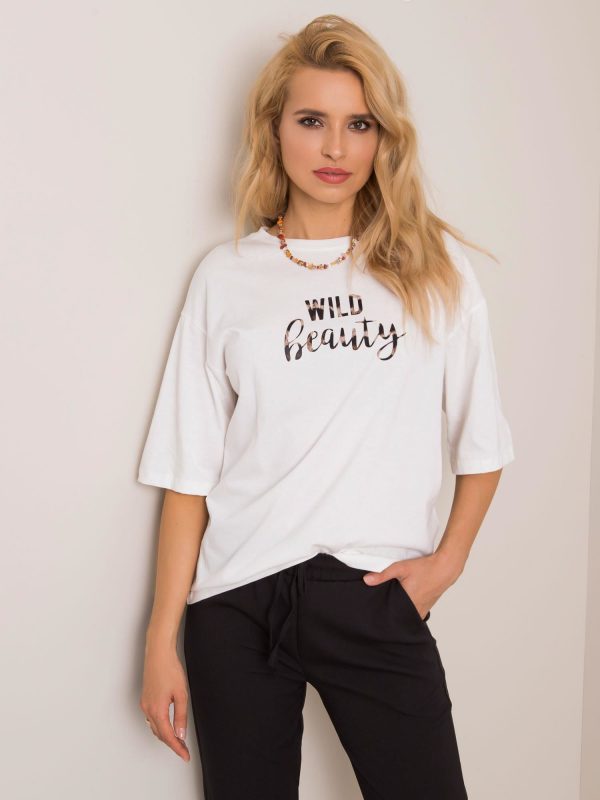 Ecru t-shirt Beauty RUE PARIS