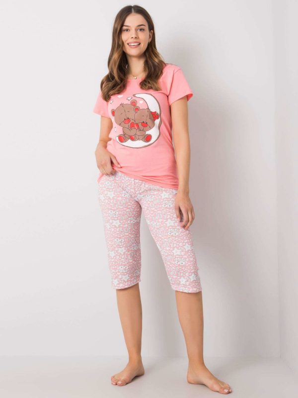 Coral Patterned Pyjamas