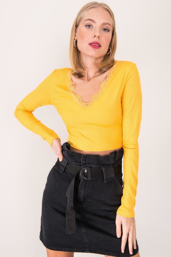 Yellow short blouse BSL