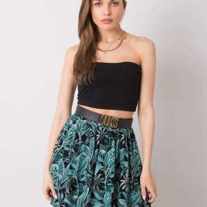 Black skirt with patterns by Randie SUBLEVEL