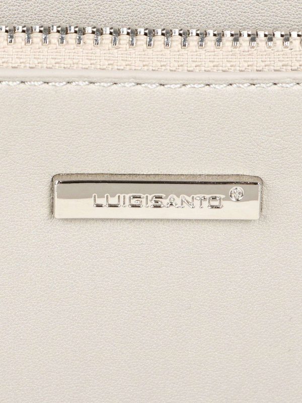 Women's champagne bag made of eco-leather LUIGISANTO