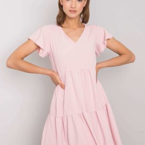 Light pink flounce dress Manette RUE PARIS