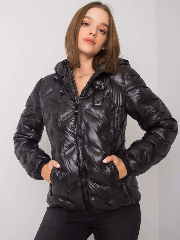 Black Milania Hooded Transition Jacket