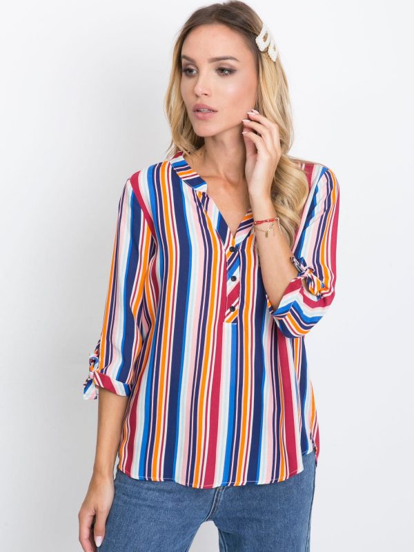 RUE PARIS Colorful blouse Verona