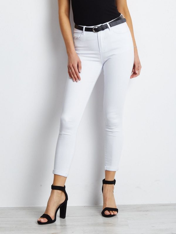 White Snowflake jeans