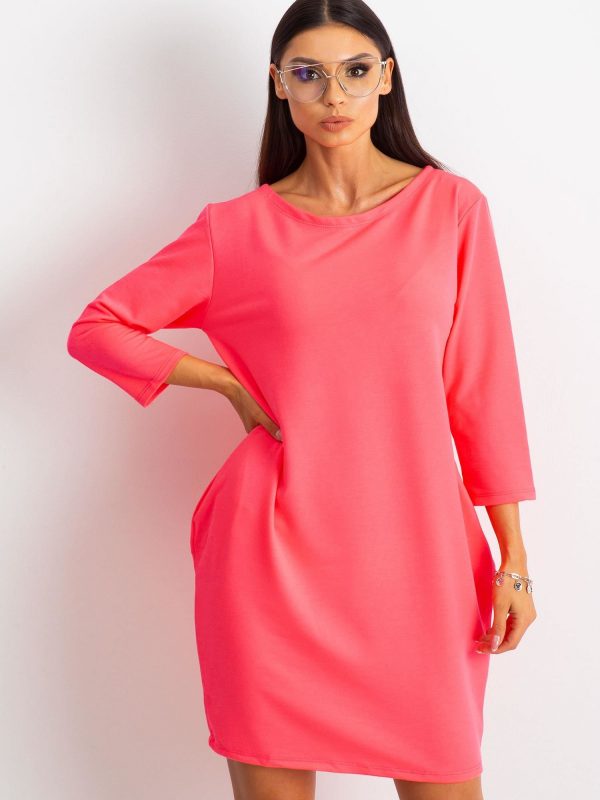 Fluo pink dress Distinguished