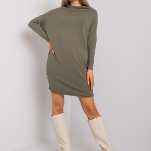 Khaki knitted dress Lisle OCH BELLA