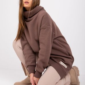 Brown Jenny Hoodless Sweatshirt