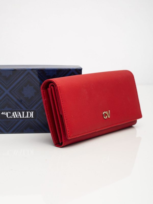 Red Women's Long Wallet