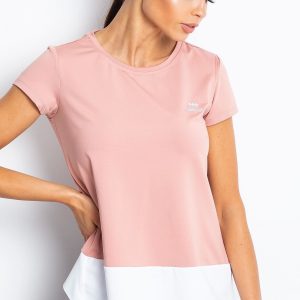 TOMMY LIFE Dirty pink sports t-shirt