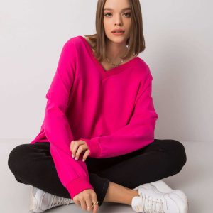 Lilyan's Fuchsia Hoodless Sweatshirt